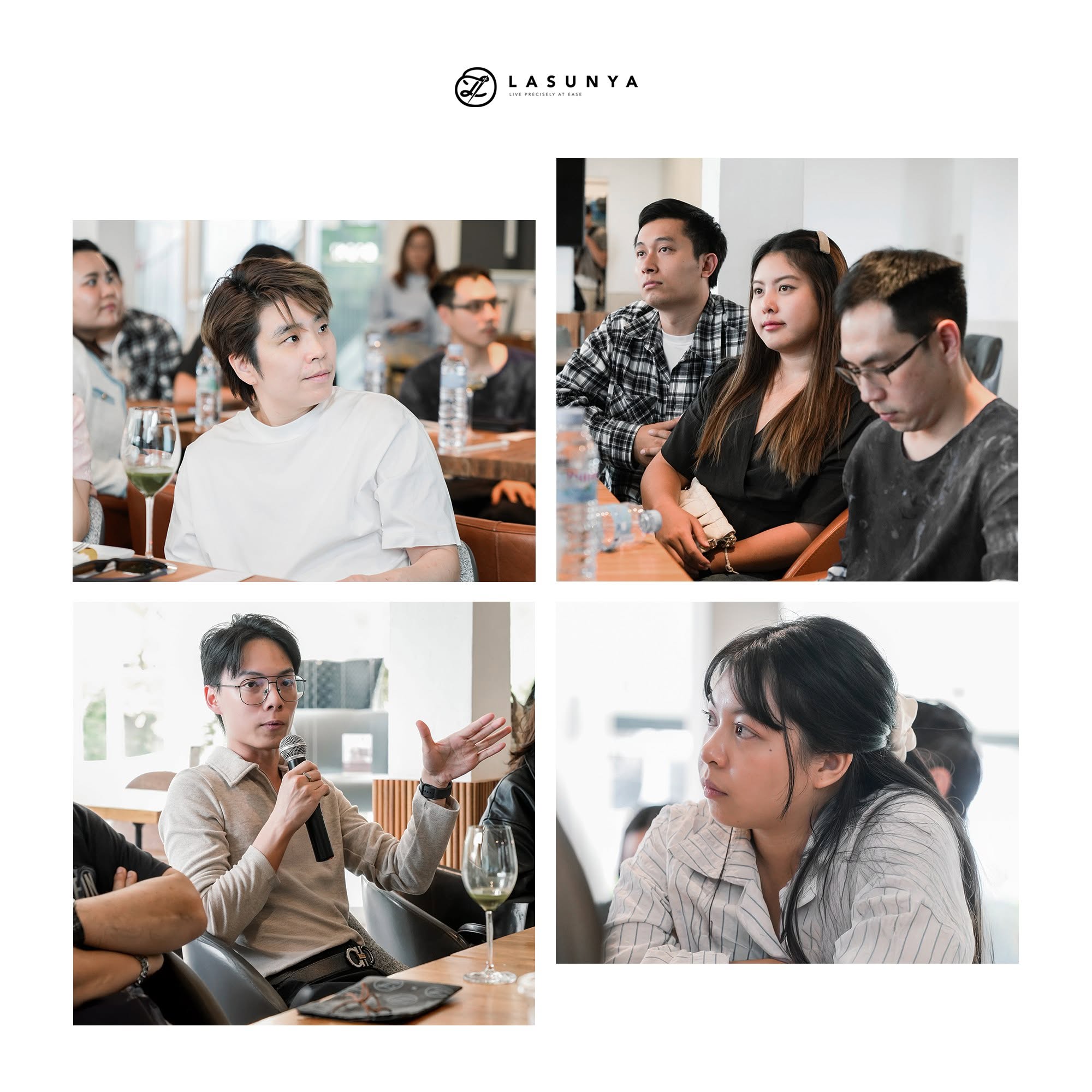 การแลกเปลี่ยนวิสัยทัศน์ด้านความยั่งยืนกับคณะผู้ประกอบการที่ Lasunya